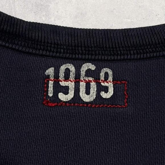 ★ The GAP (Vintage) 90’s Logo Navy Blue Crewneck Sweatshirt ★ - Picture 4 of 7